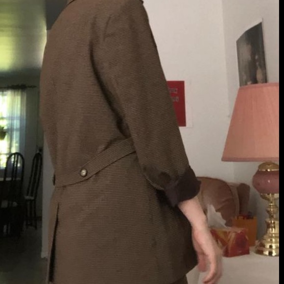 3/20$⭐️Chic 80s vintage checkered blazer - Picture 5 of 8